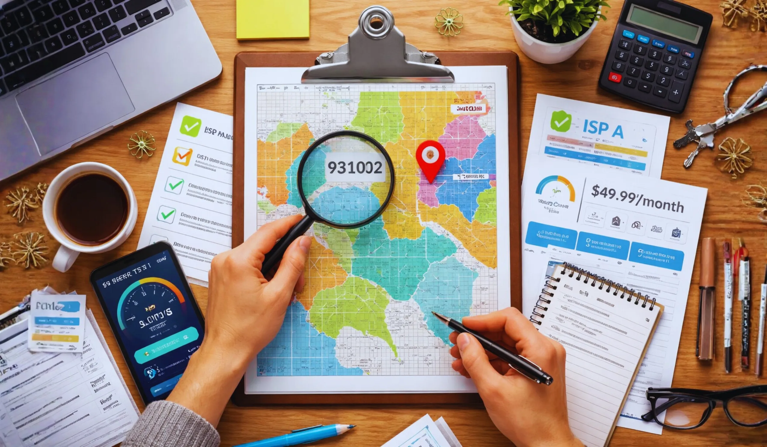 choose internet provider by zip code factors