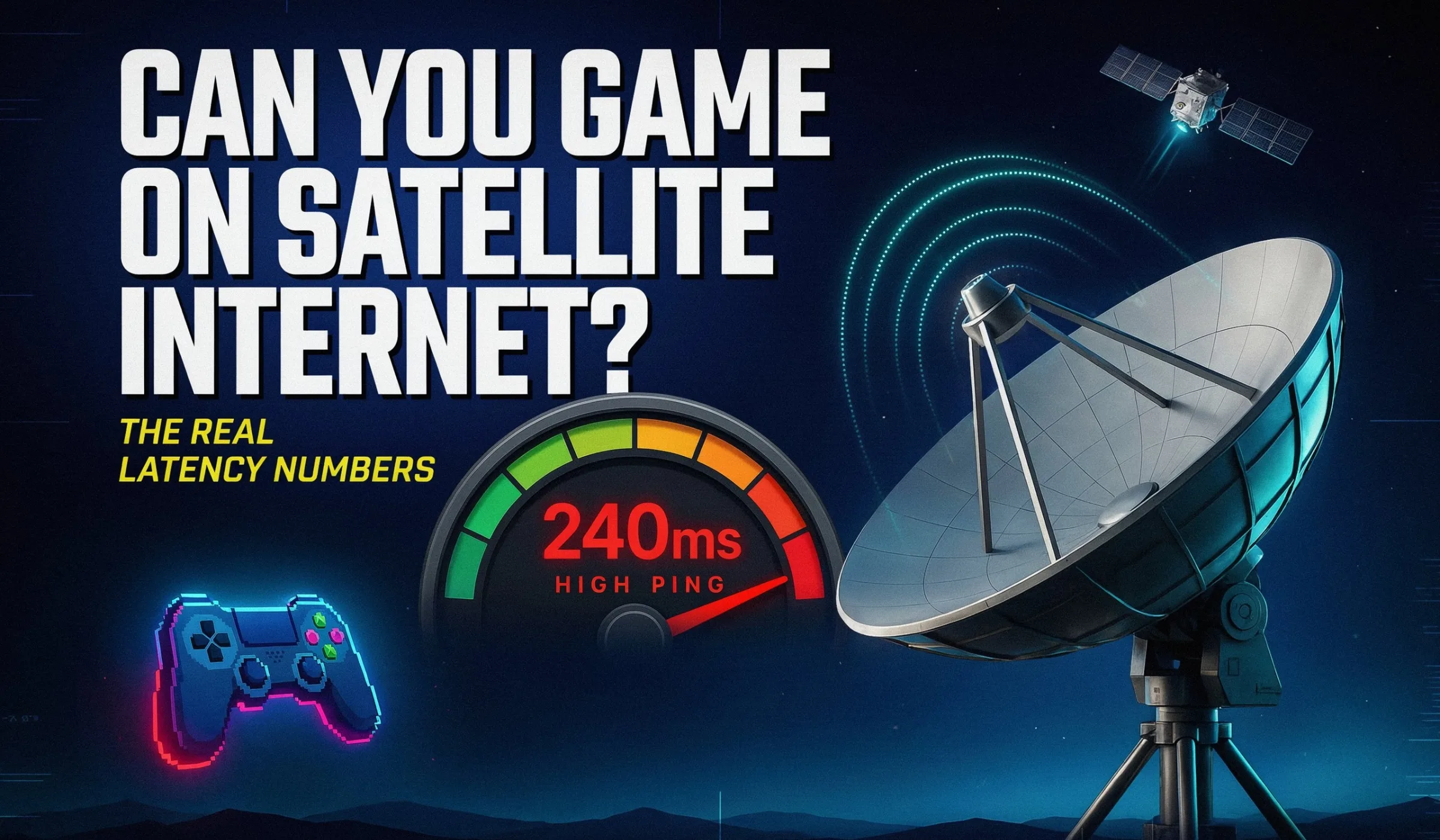 Can You Game on Satellite Internet? The Real Latency Numbers