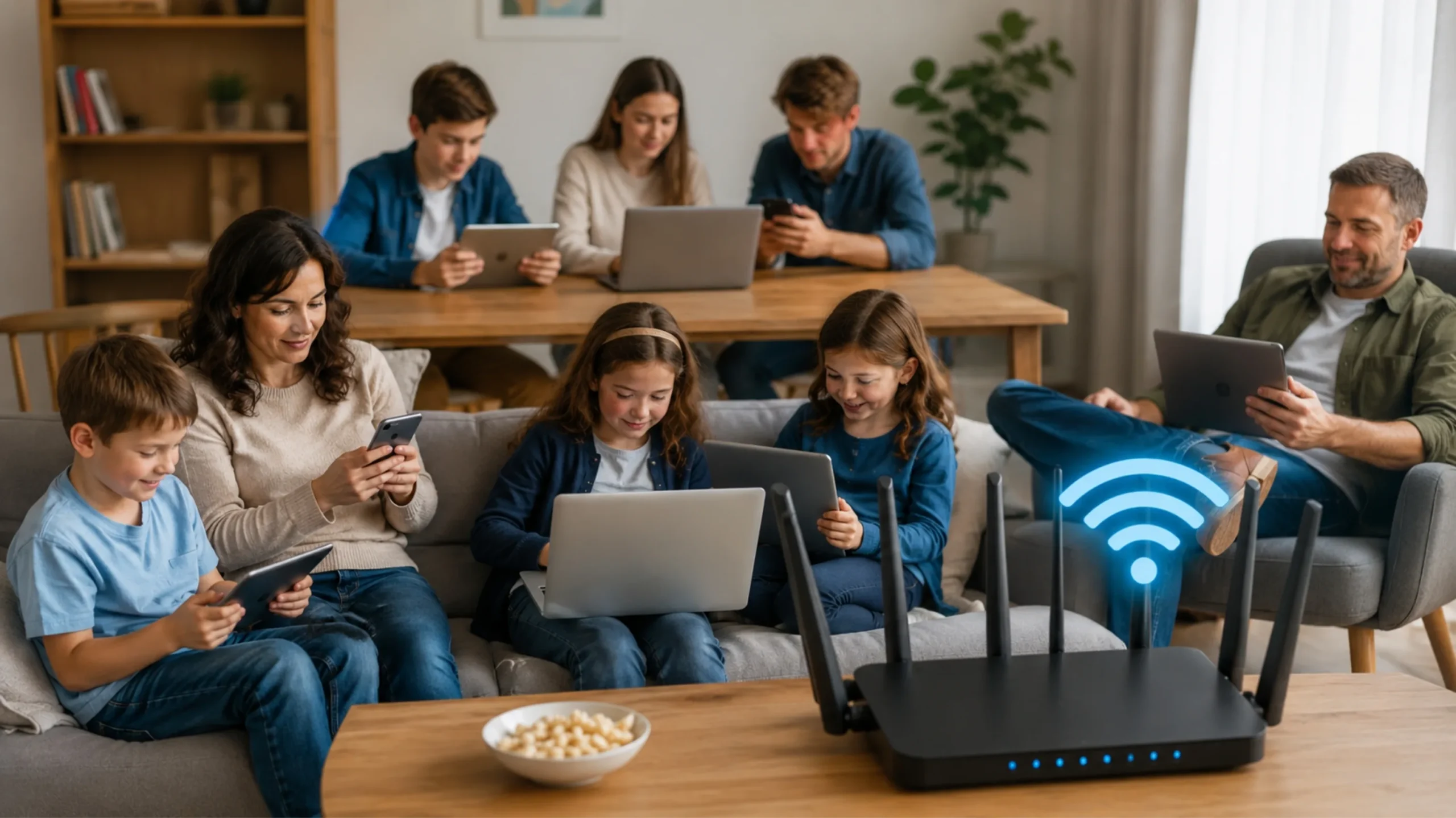 Cheapest Internet Plans for Large Families (10+ Connected Devices & High Simultaneous Bandwidth)
